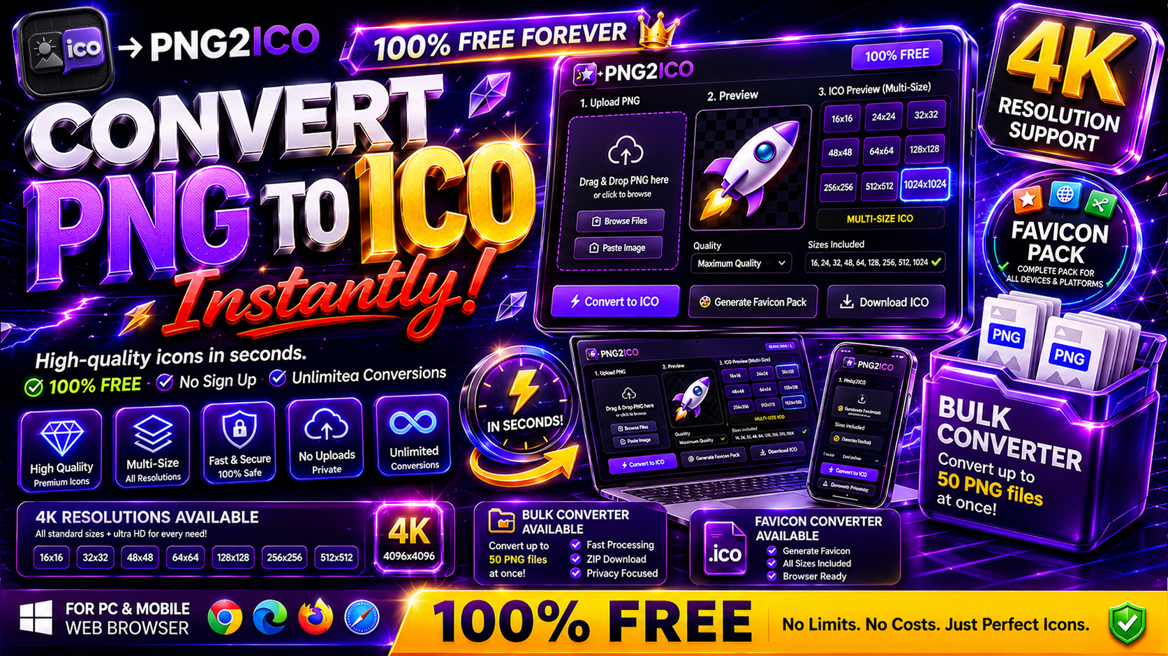 PNG2ICO preview